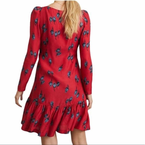 Anthropologie Tracy Reese Rosebud Mini Dress Size XS NWT - Picture 4 of 13
